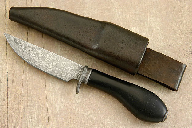 Ebony and Damascus Hunter