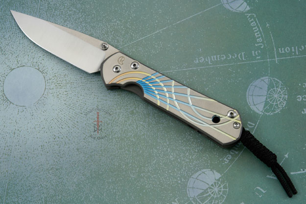 Large Sebenza 21 with Unique Graphic - Celestial Rays