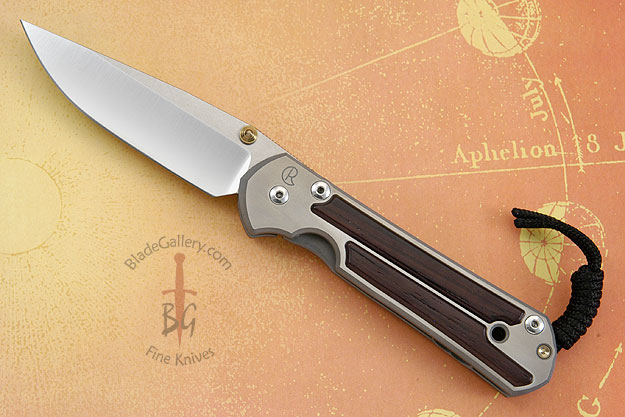 Large Sebenza 21 with Madagascar Rosewood