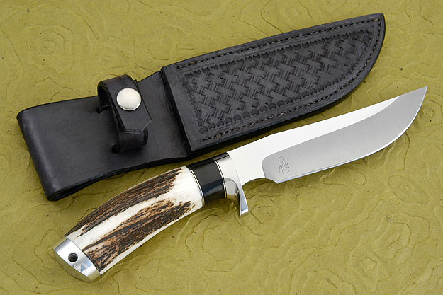 Long Hunter with Elk and Buffalo Horn