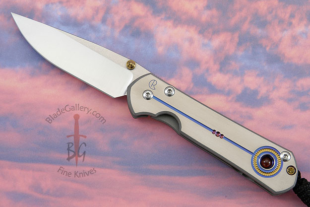 Small Sebenza 21 with Unique Graphic and Carnelian Inlay  (Lisa's Pick)