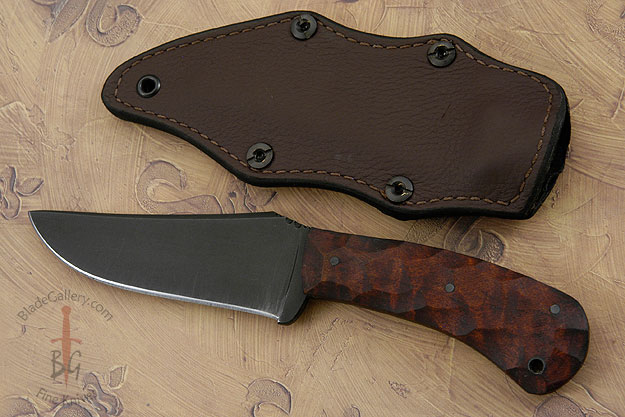 Belt Knife with Sculpted Maple (52100)