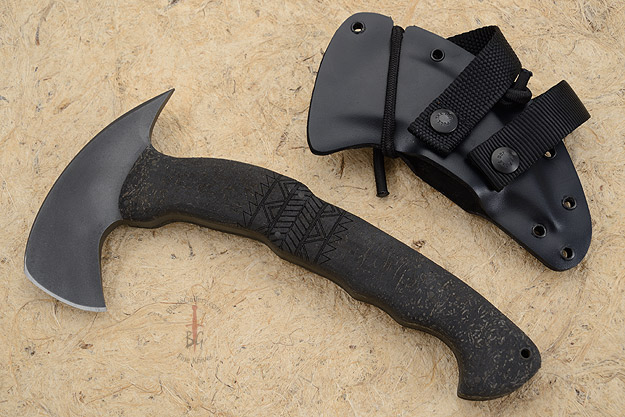 Sayoc RnD Close Quarters Hawk with Rubber, Tribal Markings