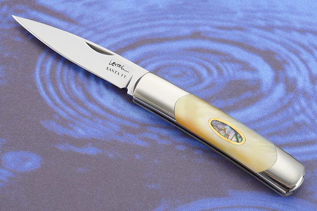 Acero Gold Lip Mother of Pearl with Abalone Inlay