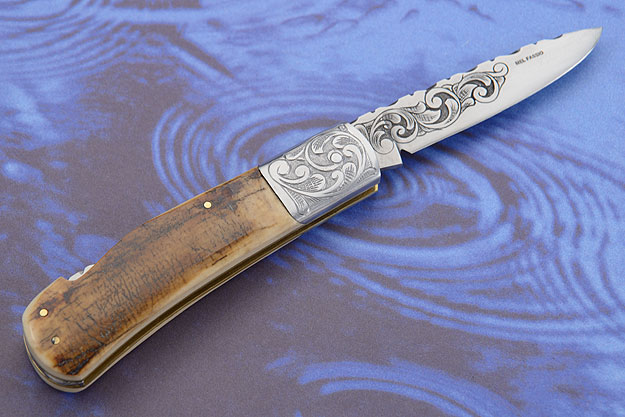Engraved Mammoth Ivory Folder