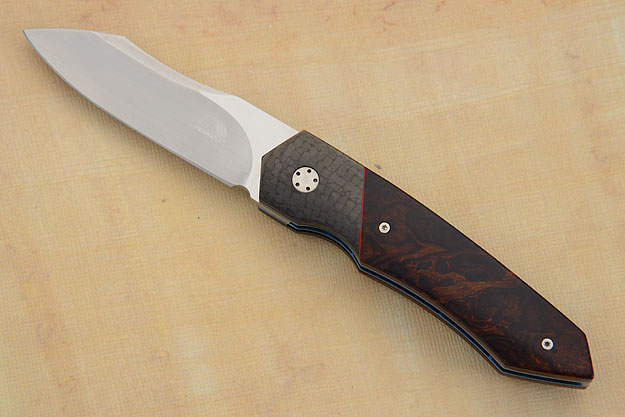 Tactical Folder with Ironwood and Carbon Fiber
