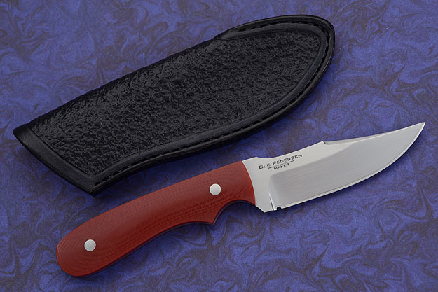 Duckling with Red Linen Micarta