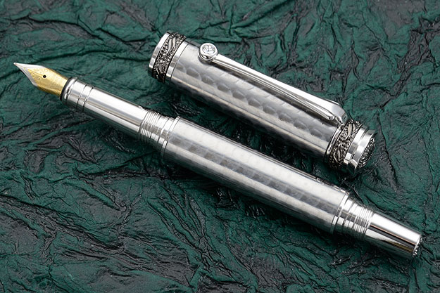 Majestic Jr. Fountain Pen with Jewel Polished Steel