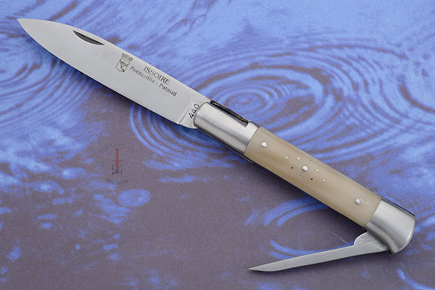 Issoire Shepherd's Knife and Awl with Light Horn Tip