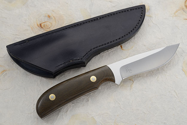 Backpacker with OD Green Micarta