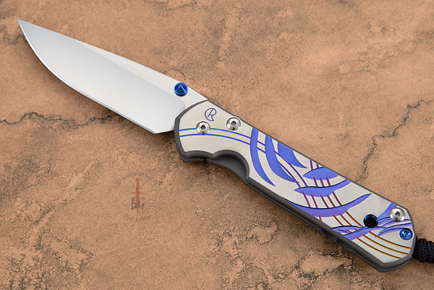 Large Sebenza 21 with Unique Graphic - Reeds