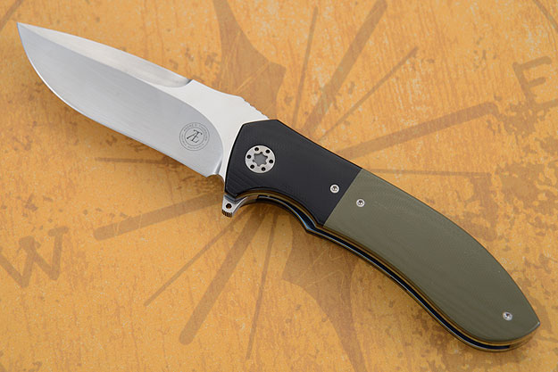 L50 Flipper with Green and Black G10 (IKBS)