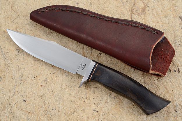 Clip Point Hunter with African Blackwood