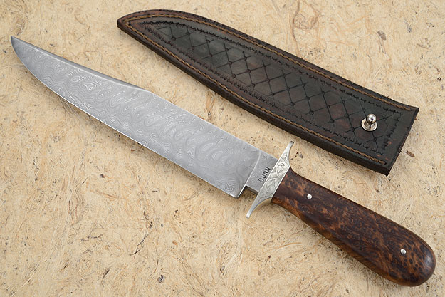 West Texas Wind Bowie with Walnut Burl