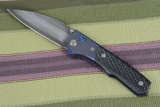 Prop-Lock with Carbon Fiber and Damascus