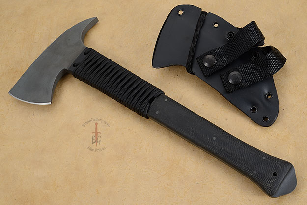 Breaching Axe with Black Micarta, Cord Wrap