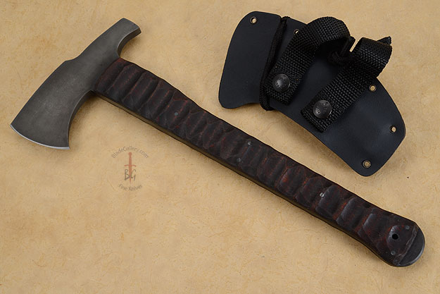 Hammer Combat Axe with Sculpted Maple