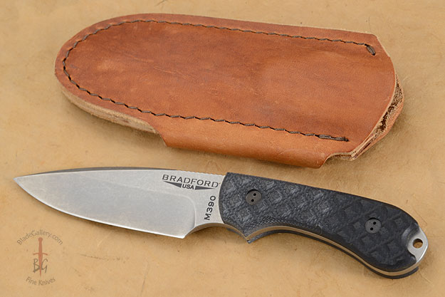 Guardian 3 - Black G10, Stonewash Blade, False Edge Grind