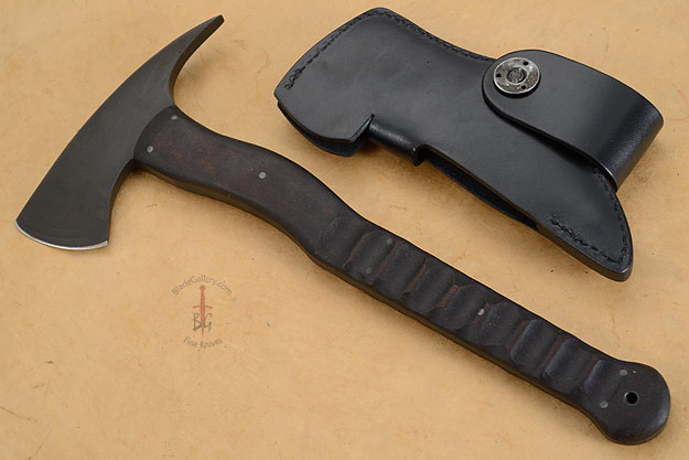 Wild Bill with Half Sculpted Maple, Leather Sheath