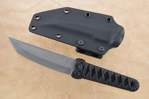 Armor Piercing Tanto with Black Rayskin