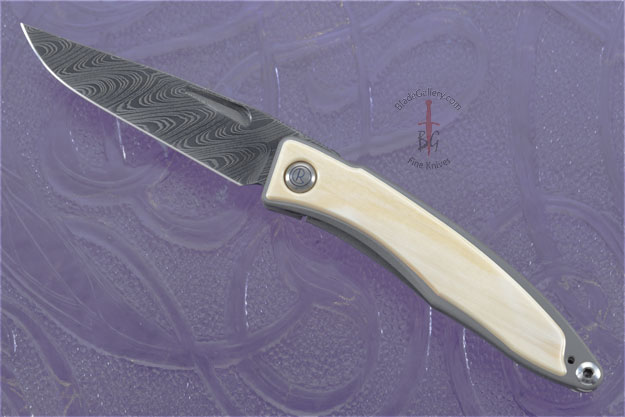 Mnandi with Mammoth Ivory and Laddered Damascus