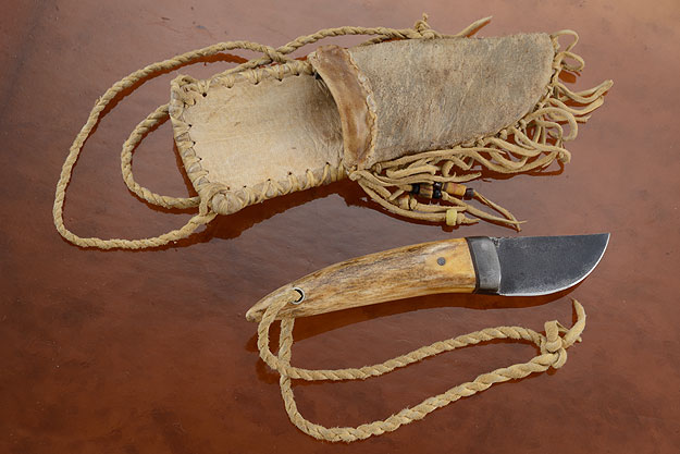 Skinner with Elk Antler