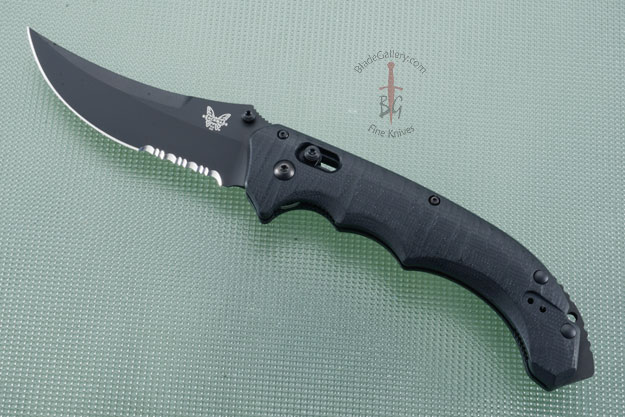 Bedlam (860SBK), Serrated, Black Blade