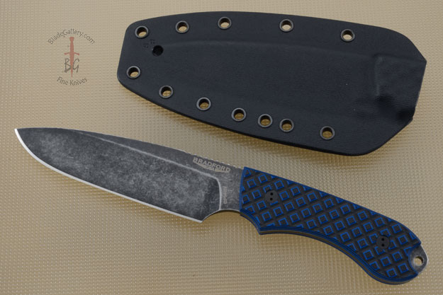Guardian 5 - Black/Blue G10, Nimbus Blade, Sabre Grind