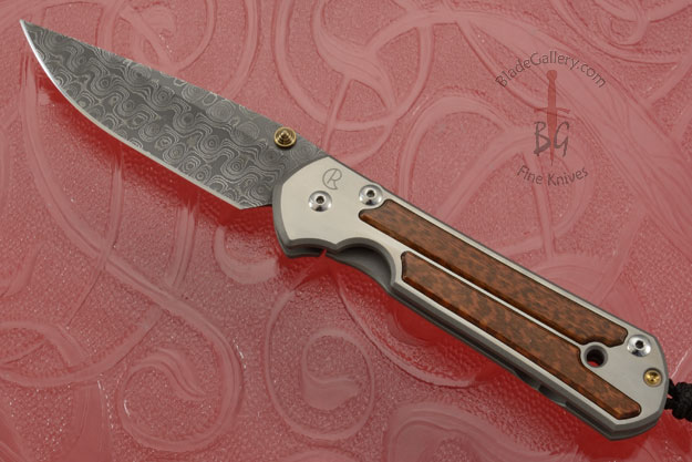 Large Sebenza 21 with Snakewood and Raindrop Damascus