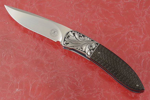 L32 Front Flipper with Carbon Fiber and Engraved Scrolls (IKBS)