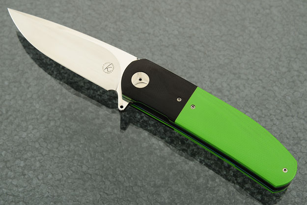 K1 Flipper with Green and Black G10 (IKBS)