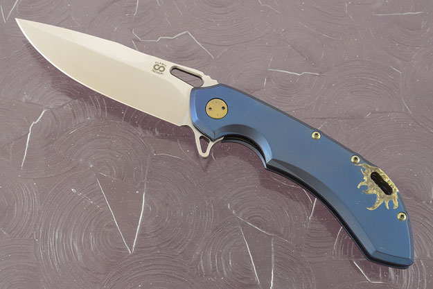 Wayfarer Compact Flipper with Anodized Titanium