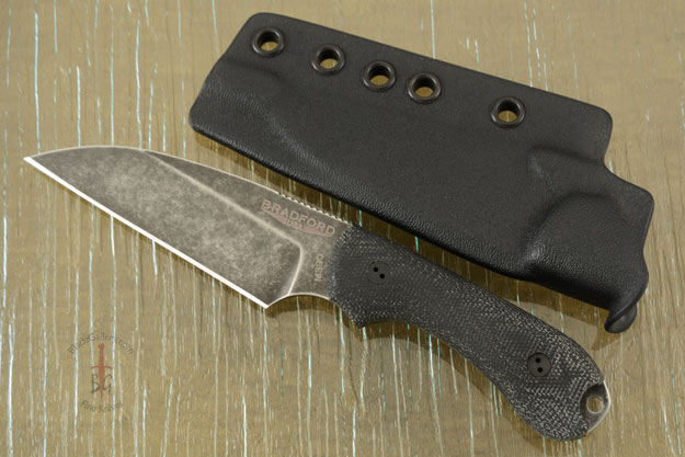 Guardian 3 - 3D Black Micarta, Nimbus Blade, Wharncliffe