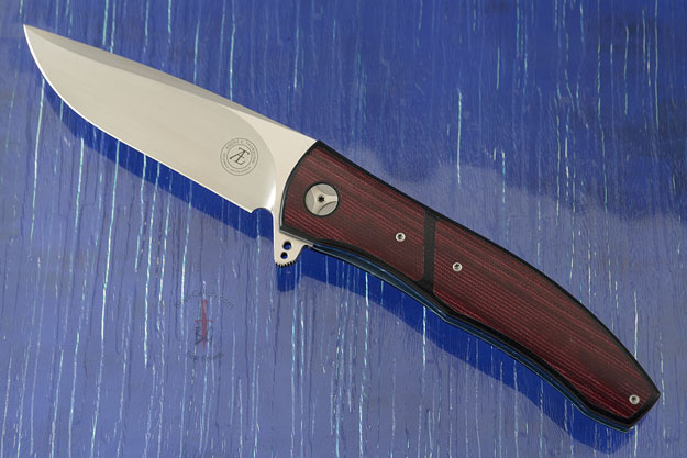 L42 Interframe Flipper with Black and Burgundy G10 (IKBS)