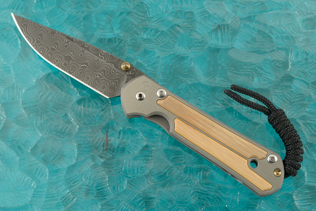 Small Sebenza 21 with Mammoth Bark and Raindrop Damascus