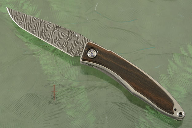 Mnandi with Macassar Ebony and Basketweave Damascus