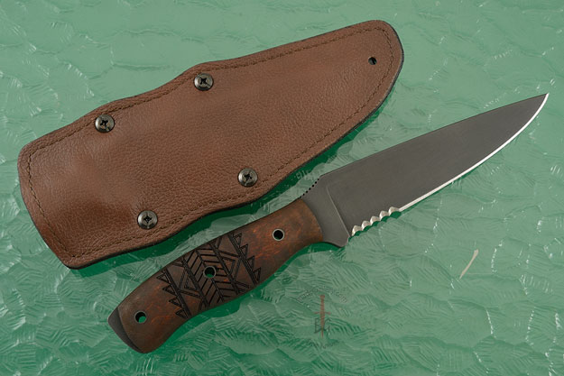 Recon with Maple, Tribal Markings, Partial Serration