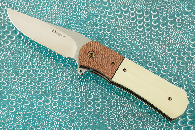 Tarpon Flipper with Ivory G10 and Micarta (IKBS)