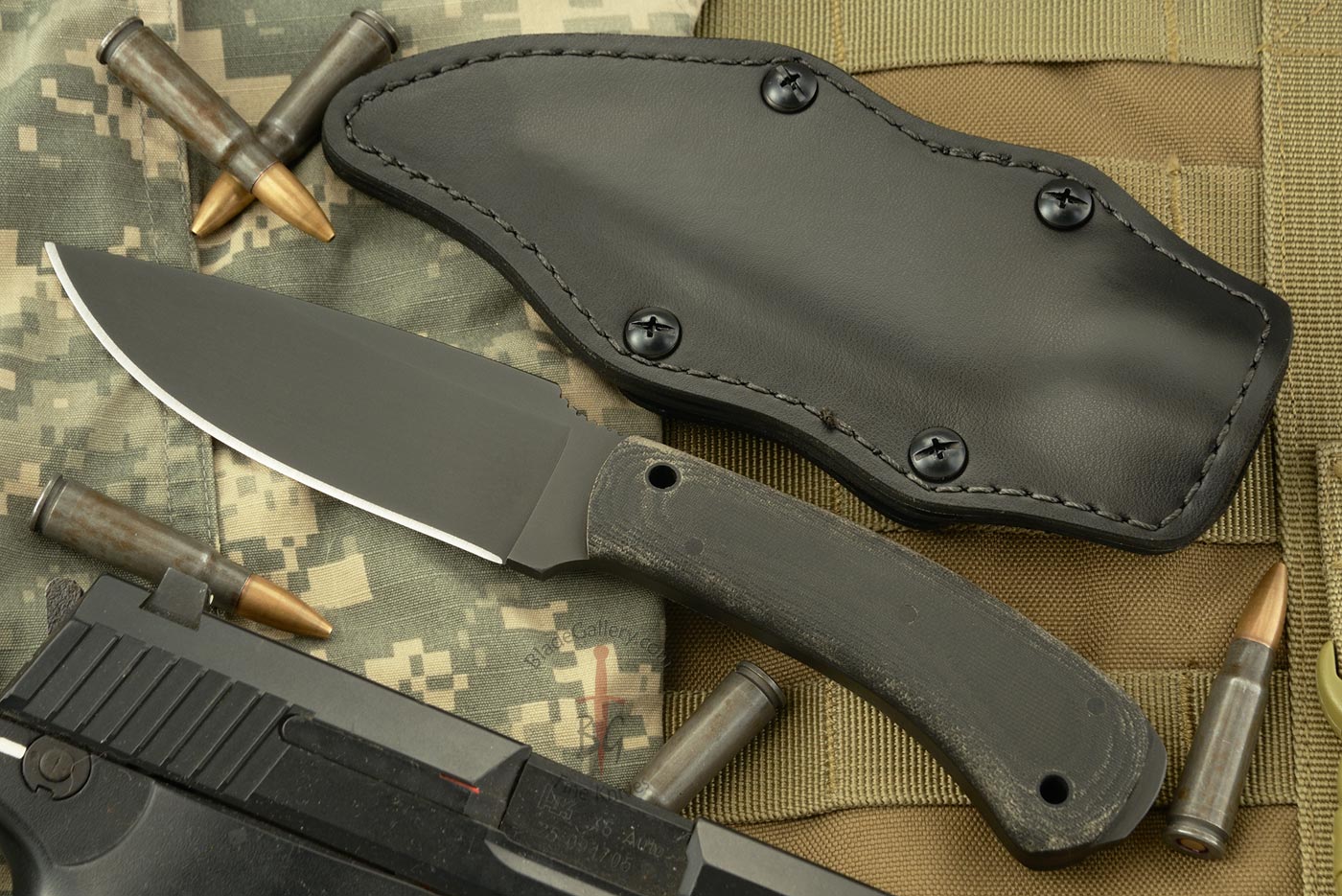 Woodsman with Black Micarta