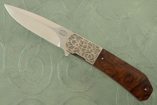 LL14 Flipper with Desert Ironwood and Engraved Zirconium (IKBS)