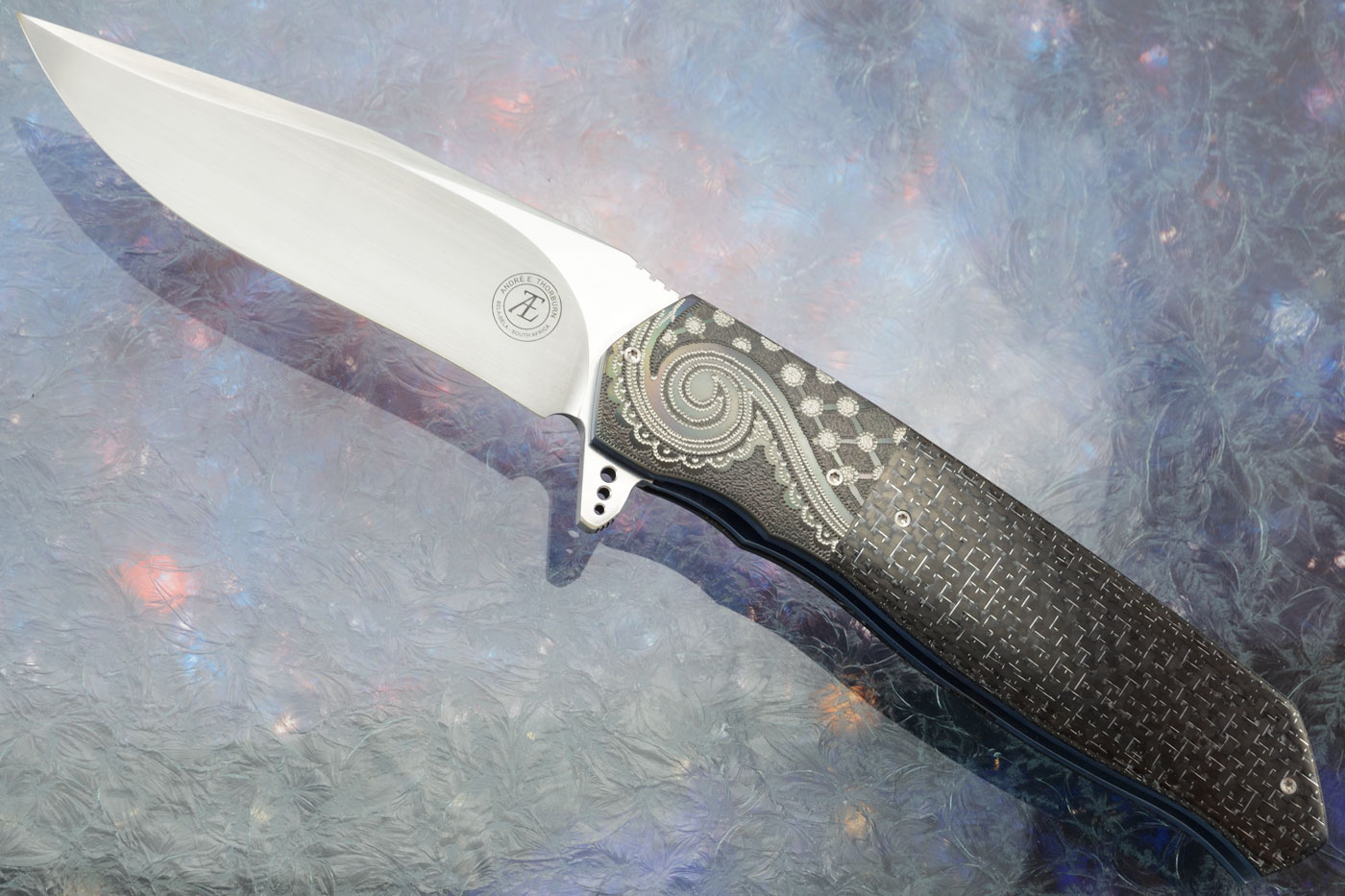 L36M Flipper with Silver Strike Carbon Fiber and Zirconium (IKBS)
