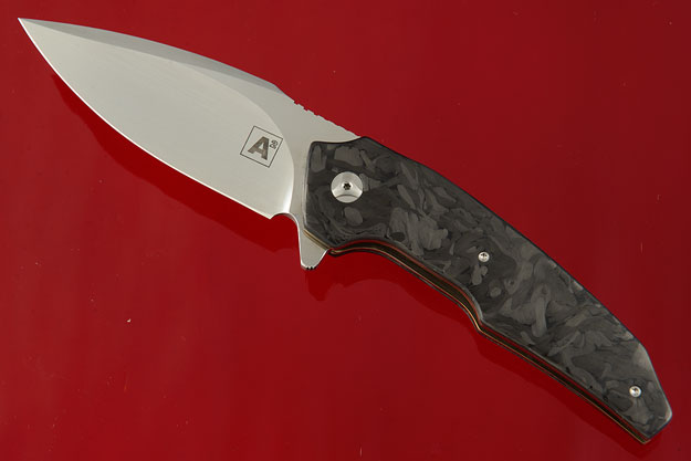 A6 Mini Flipper with Marbled Carbon Fiber (IKBS)