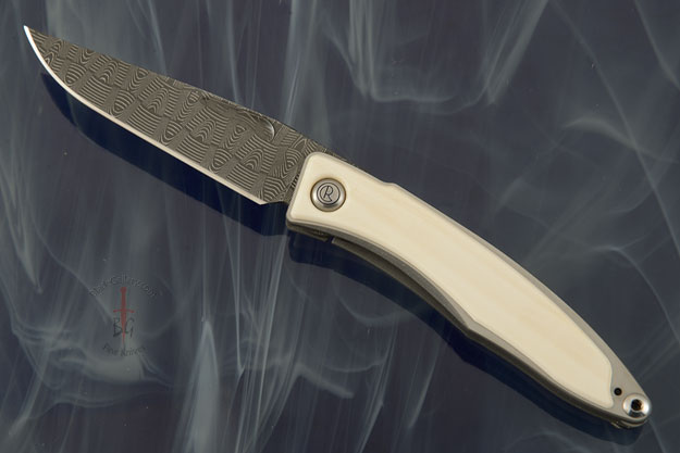 Mnandi with Mammoth Ivory and Basketweave Damascus