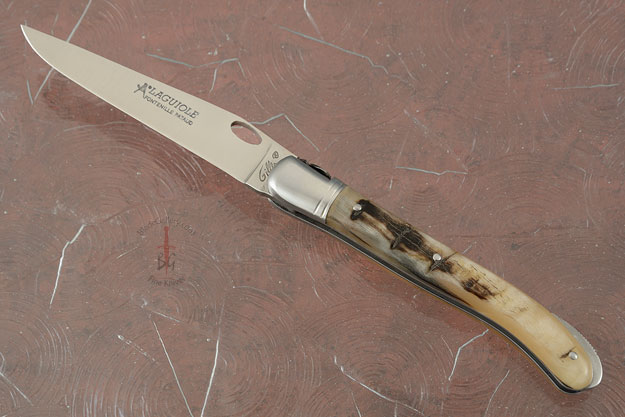 Laguiole NATURE, Sheep Horn, One Hand Open