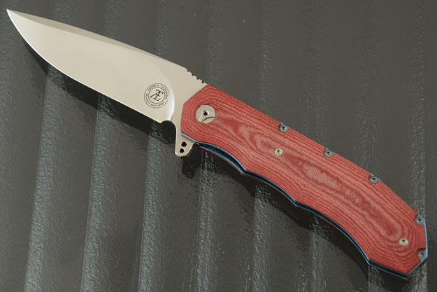 L51 Compact Flipper with Red Micarta (Ceramic IKBS)