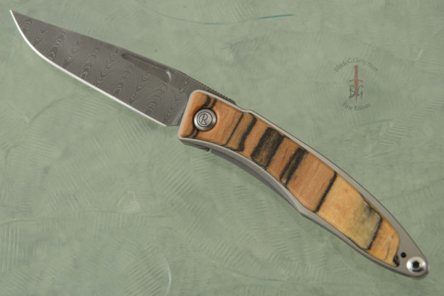 Mnandi with Spalted Beech and Laddered Damascus