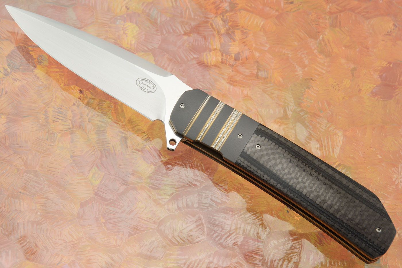 LL14 with Carbon Fiber/Black G10 and Zirconium (IKBS)
