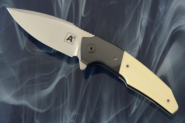 A6 Mini Classic Flipper with Antique Westinghouse Micarta (Ceramic IKBS)