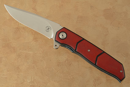 L36S Flipper with Black and Red G-10 (Ceramic IKBS)