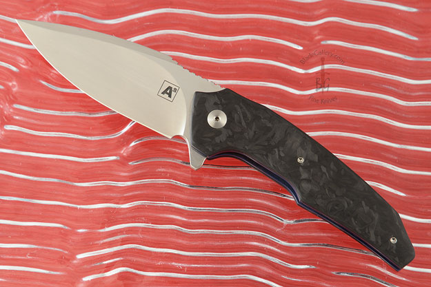 A6 Mini Flipper with Marbled Carbon Fiber (Ceramic IKBS)
